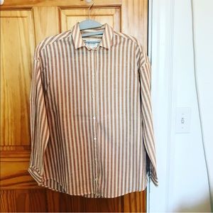 Sezane oversized button down blouse, size 34